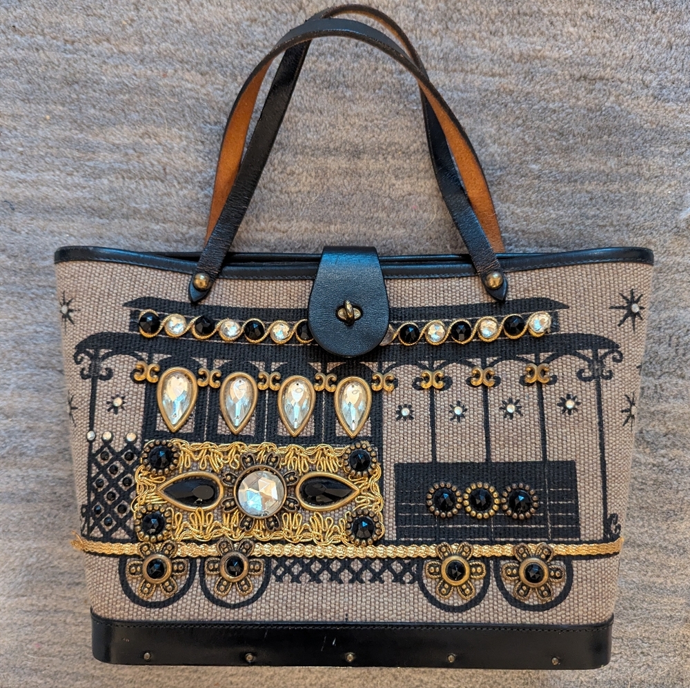 Enid Collins Cable Car Purse